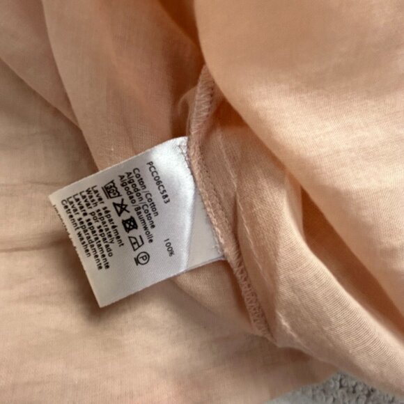 Pablo Women's Long Sleeve Embroidered Blouse Top Size 42 Floral Lace Cotton Pink - Picture 4 of 9